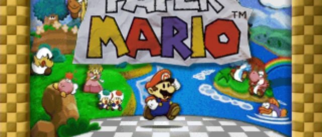 Paper Mario Title Screen